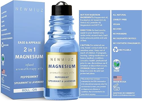 Miniatura 9 de Mezcla de aceites esenciales calmante para el estrés, la migraña proporciona más comodidad para tu mente y bienestar. Paquete de 3