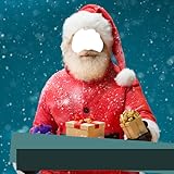Passen Sie das Foto hinein Weihnachtsmann-Fotomontage