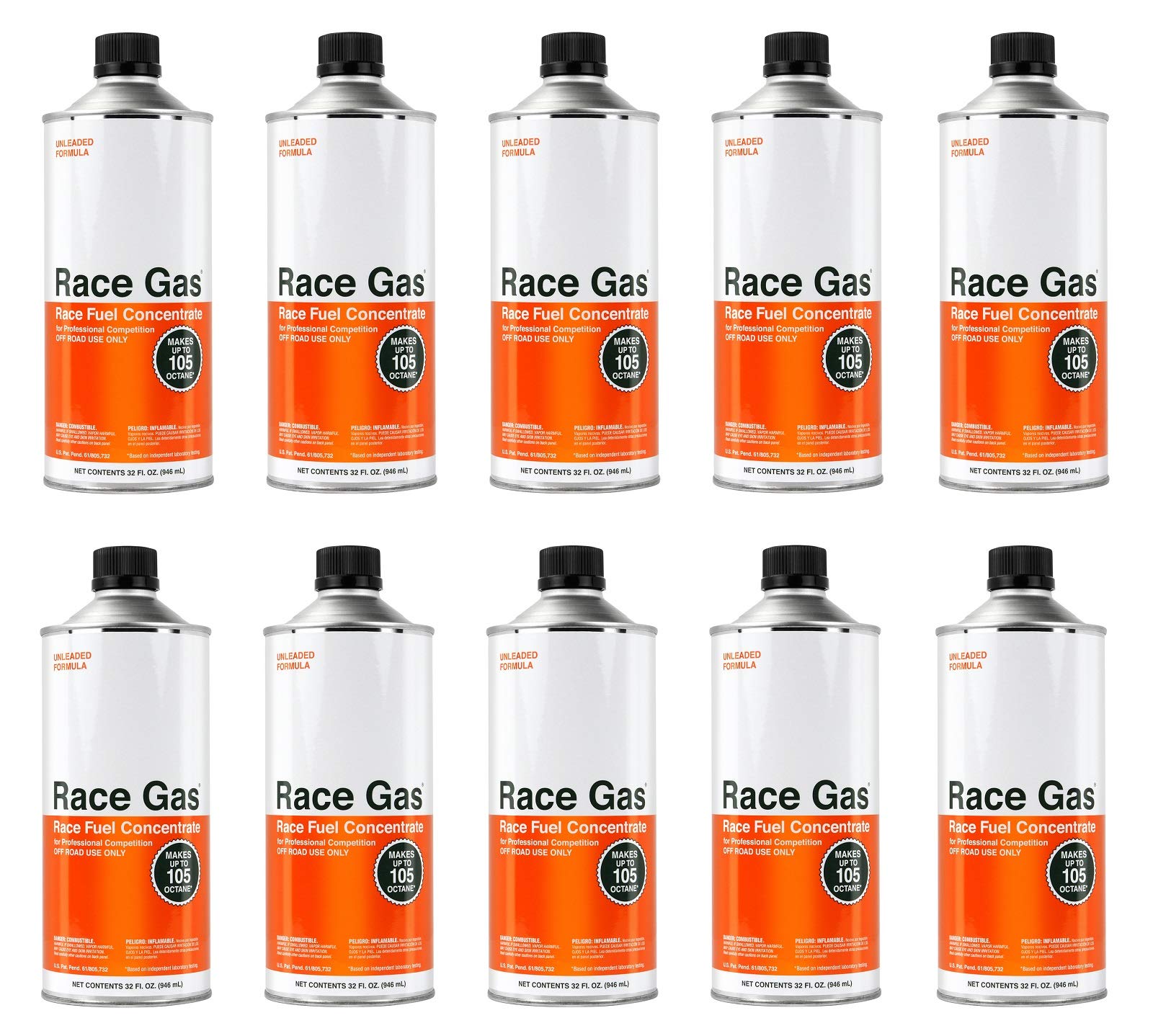 Racegas 100032 Case of 10 Cans Offroad Race Fuel Concentrate