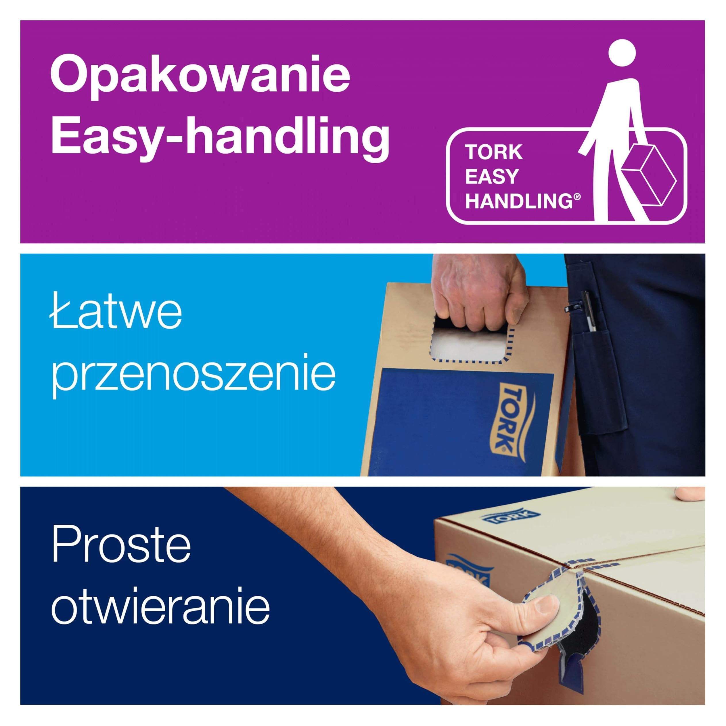 Tork Matic Ręcznik Papierowy w Rolce Naturalny H1, Zaawansowany, Odporny na Rozdarcie, 2-Warstwowy, 6 x 150 M, 290099