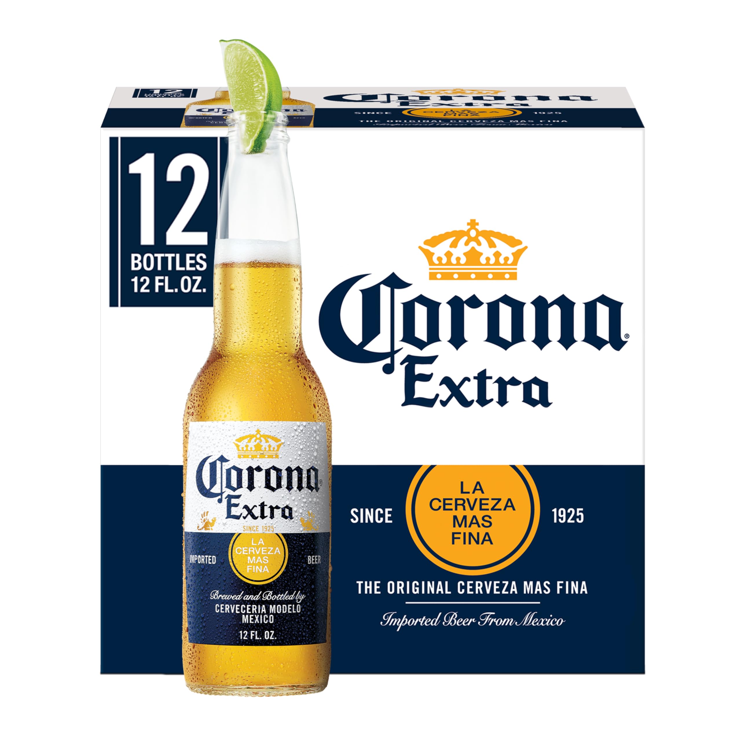 Corona Extra Beer, 12 pk, 12 oz bottles, 4.6% ABV
