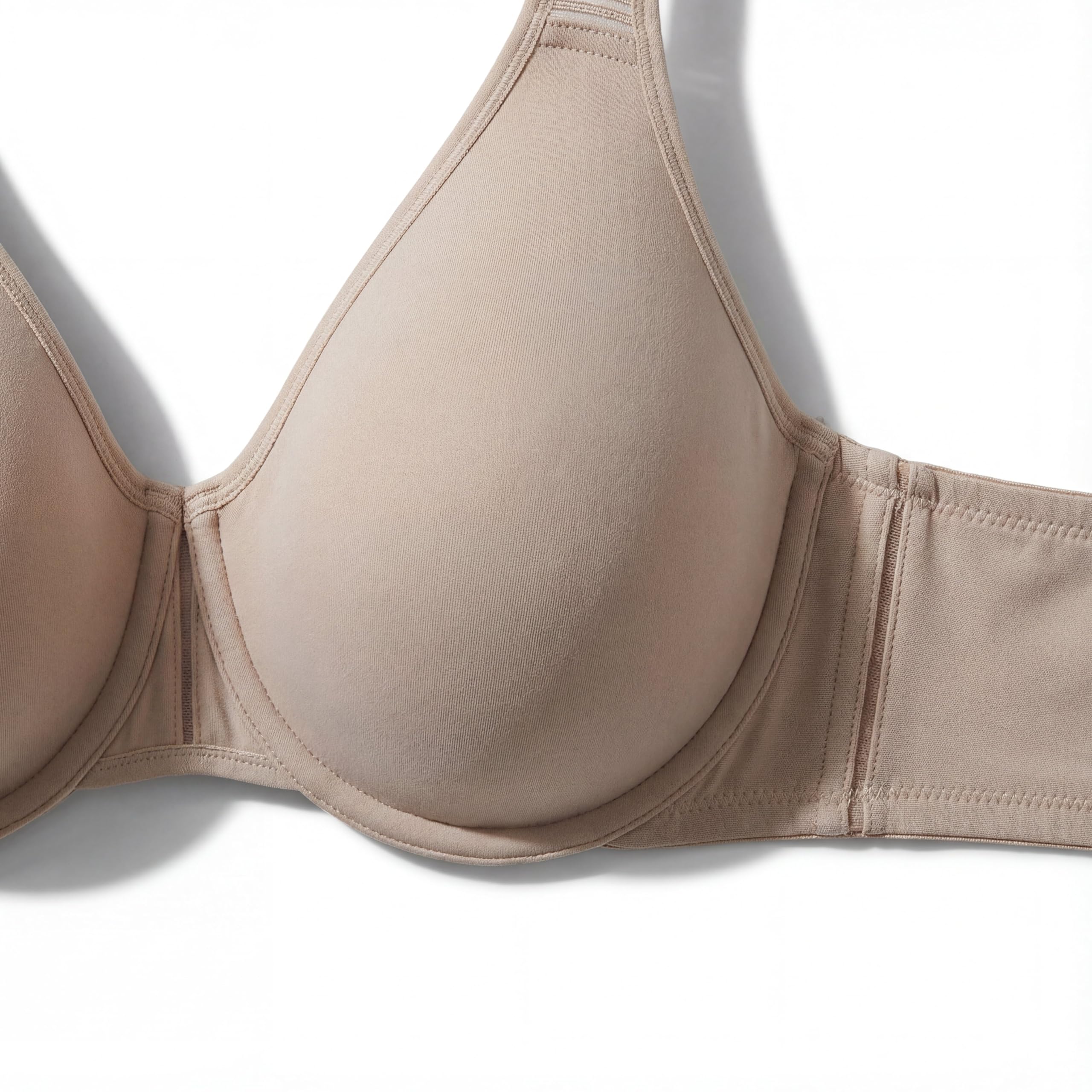 Selene, Sujetador Reductor para Mujer con Tirantes Anchos Comfort y Aro, Sin Relleno, Colección Lorea