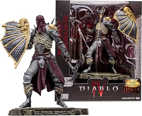 McFarlane Toys - Diablo IV Bone Spirit Nigromante (Común) Escala 1:12 Figura Posada