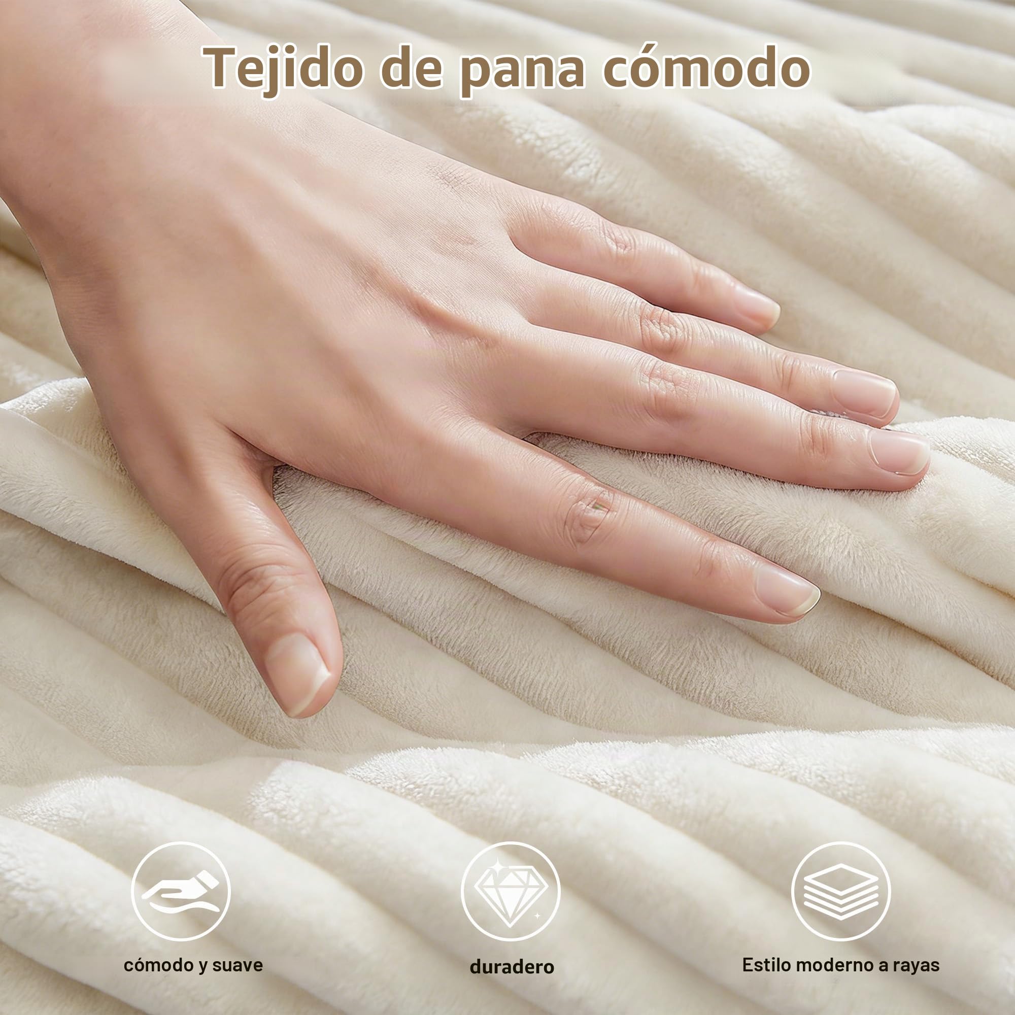Sofá Cama 2 Plazas 160 cm, Sofá de Suelo Modular con Función de Dormir, Sofá de Nubes de Pana con Cojín para Sala de Estar y Dormitorio (Blanco)