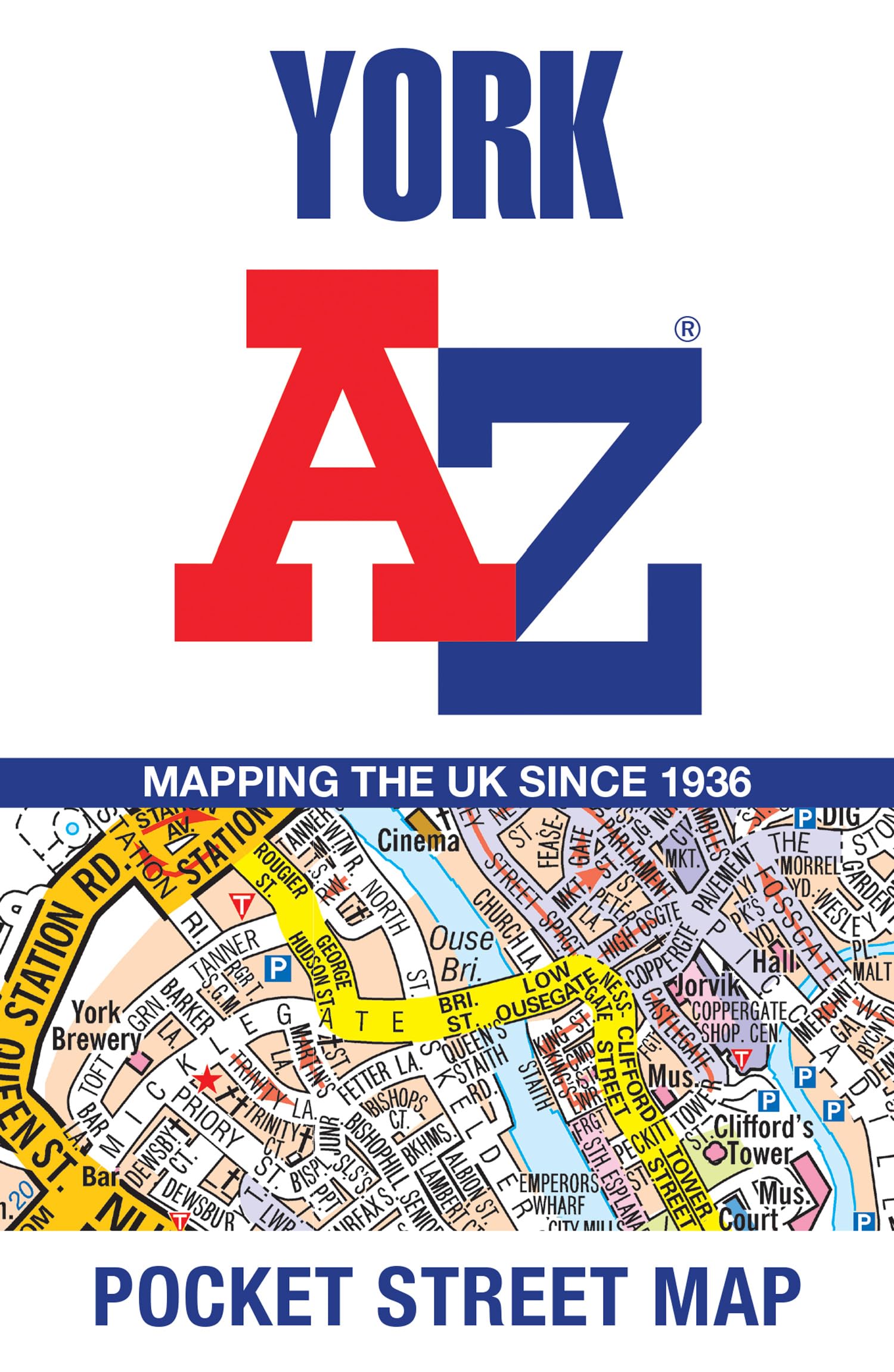 York A-Z Pocket Street Map: Accurate street map for easy navigation