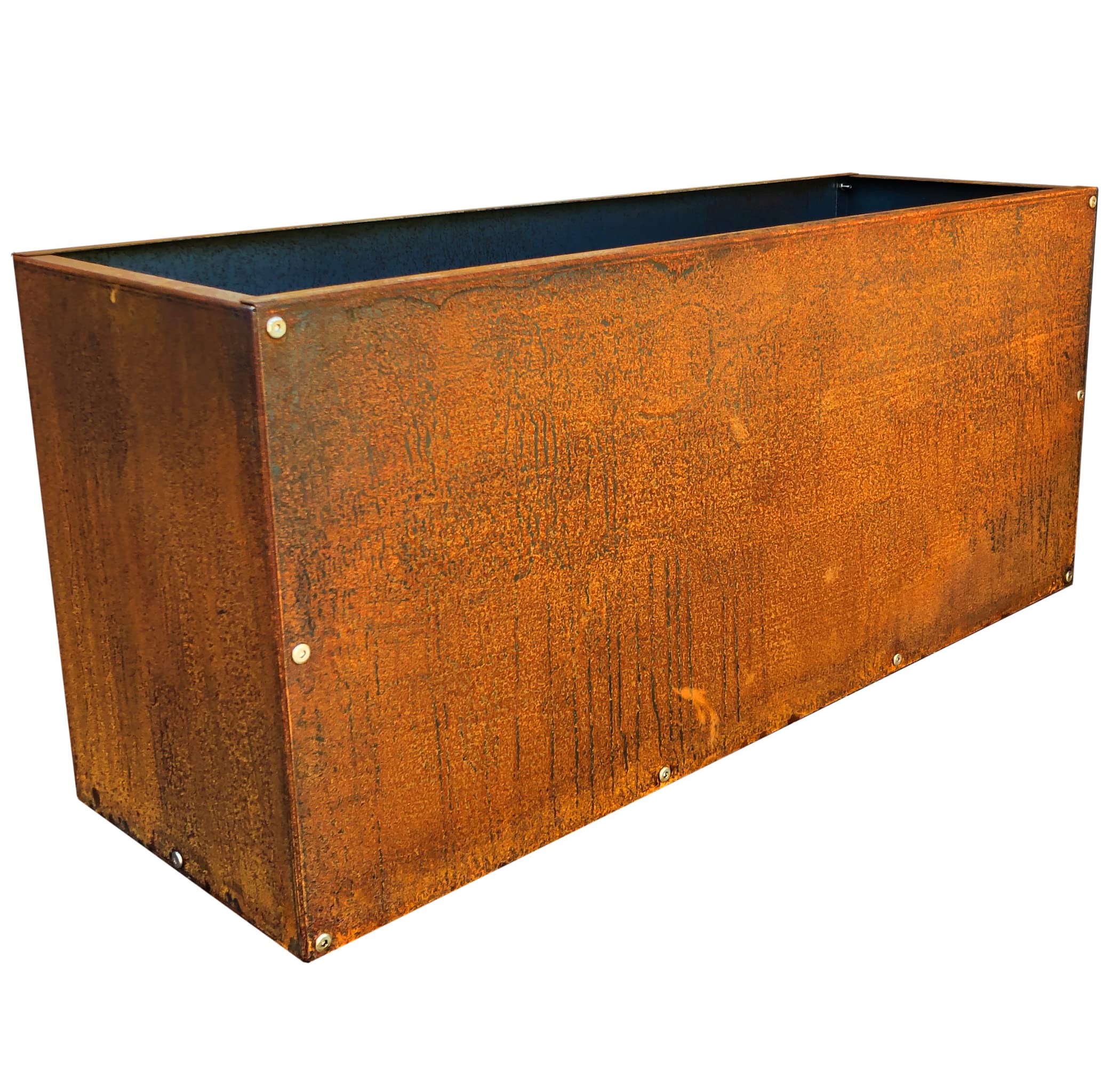 Buy Corten Steel Rectangular Planter Box by DIY CARTEL Industrial