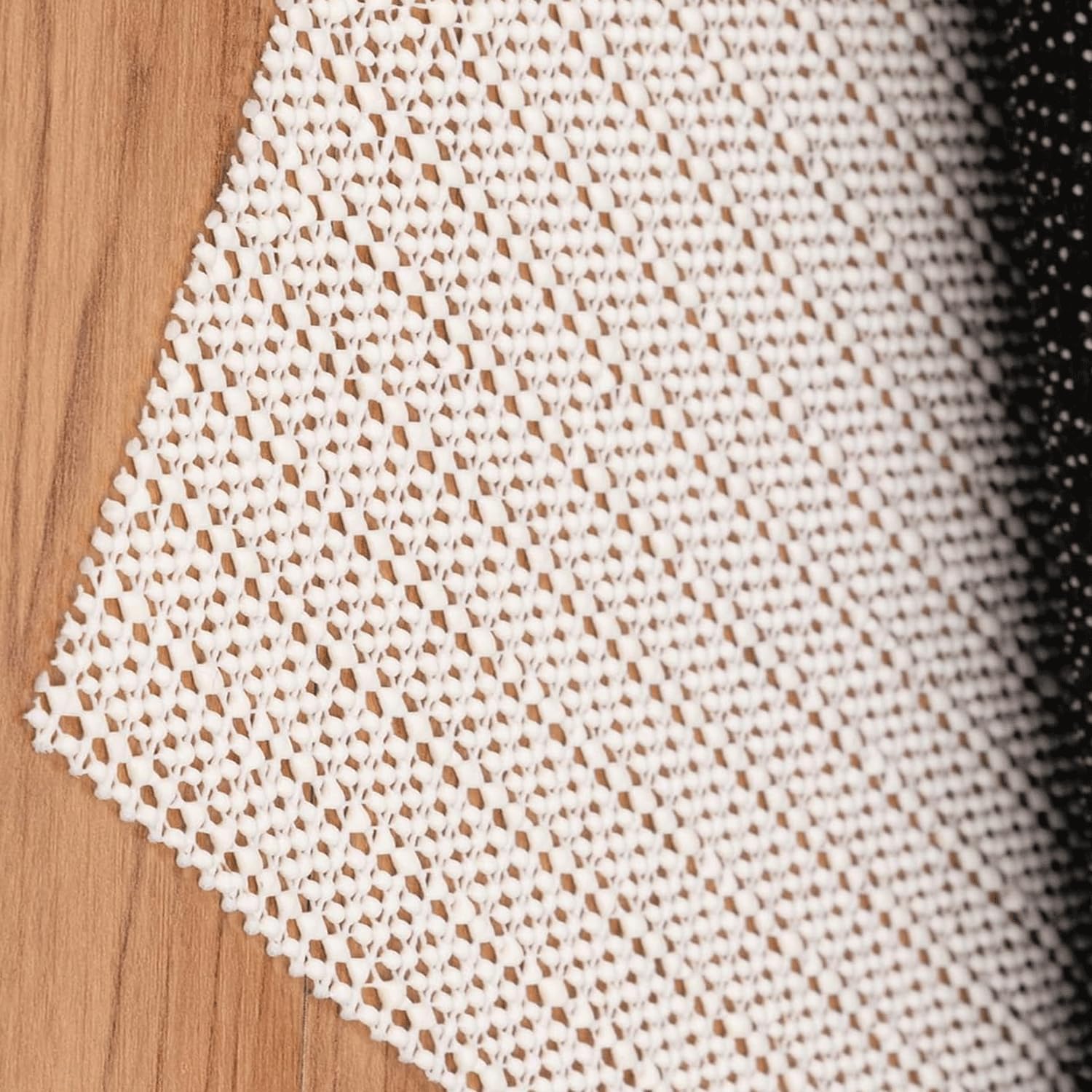 1 Pack 90x200cm Non-Slip Rug Pad Gripper, Multipurpose Anti-Slip Underlay for Rugs Drawers, Shelves & Hard Smooth Floors (Beige)
