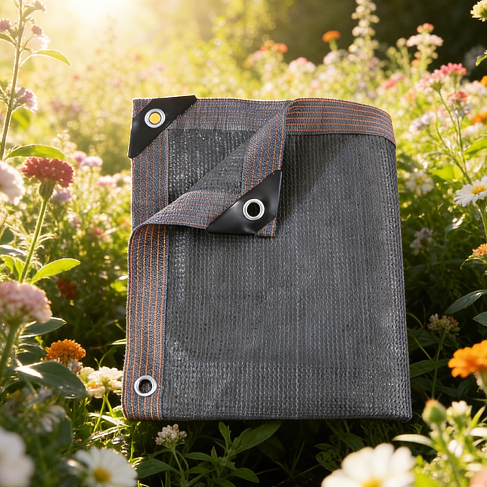 Filet D'Ombrage pour Serre agricole Gris Toile Ombrage Taux D'Ombrage De 95% Filet Anti Chaleur, Filet Anti Feuille Piscine Protection Solaire pour pergola d'extérieur