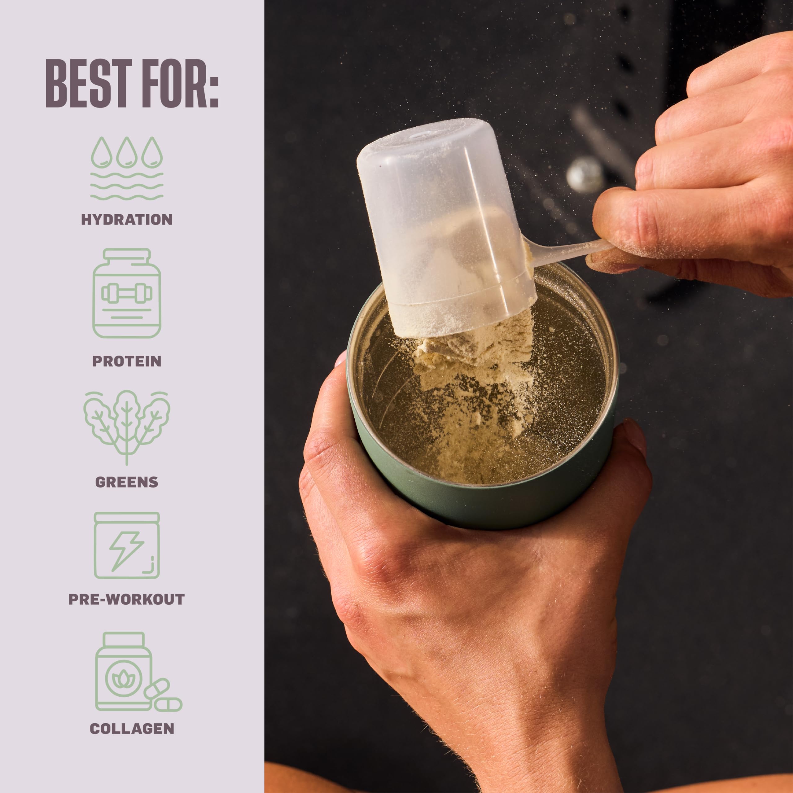 BlenderBottle 2-in-1 Isolierter Edelstahl-Shaker Tumbler, Swig auslaufsicherer Deckel, Strohhalm, BlenderBall, BPA-frei, für Protein-Shakes, Smoothies und Pre Workout, 680 ml, Blau (Midnight)
