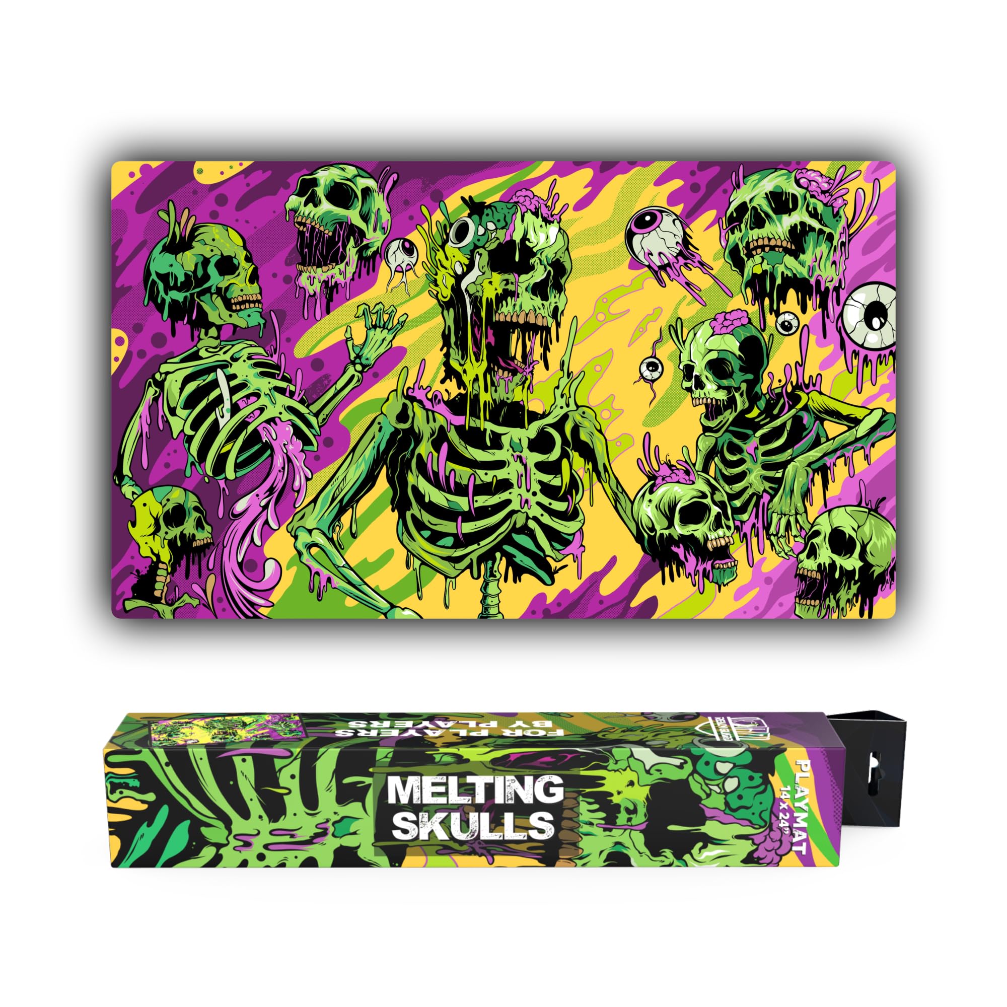Amazon.com: Realm Guard - 14x24 TCG/MTG Playmat (Melting Skulls
