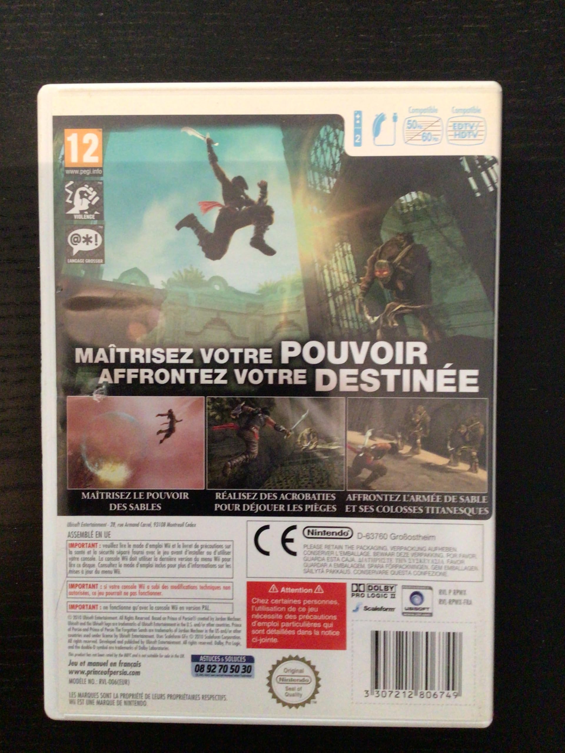 Jeu PC Prince Of Persia : Les Sables Oubliés - Neuf Sous Blister - Ubisoft