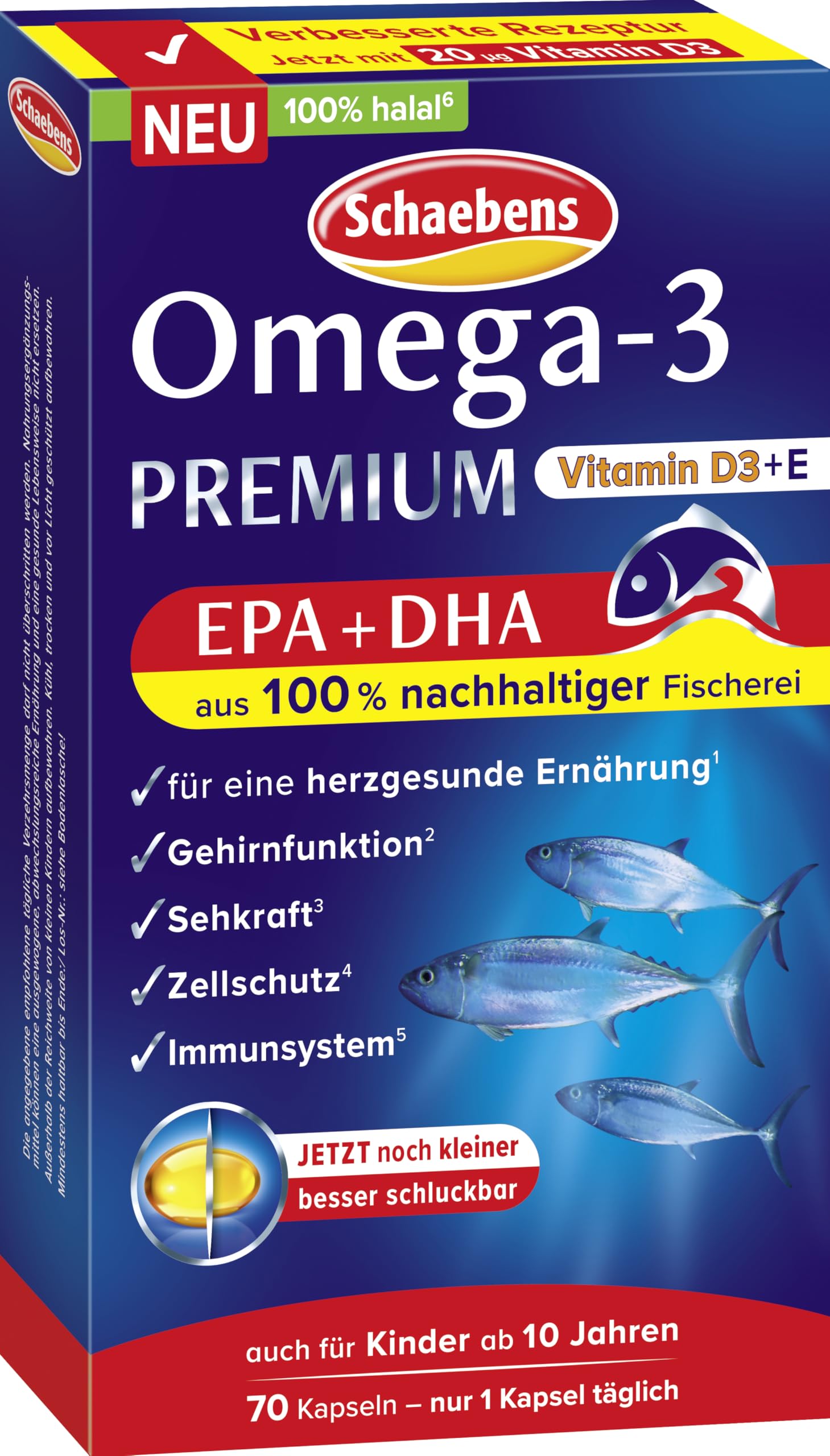 Schaebens Omega 3 Premium, 1 x 90 Stück