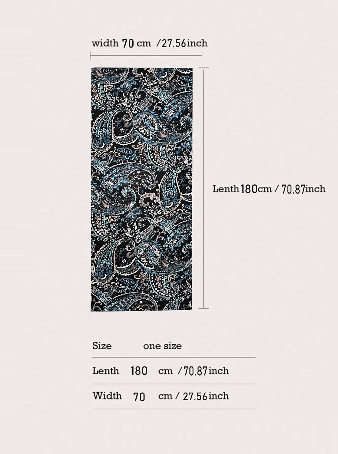 Fashion Printed Long Scarf Spring Fall Travel Head Wrap Shawl for Women,Lightweight Cotton feeling Hijab - Image 4