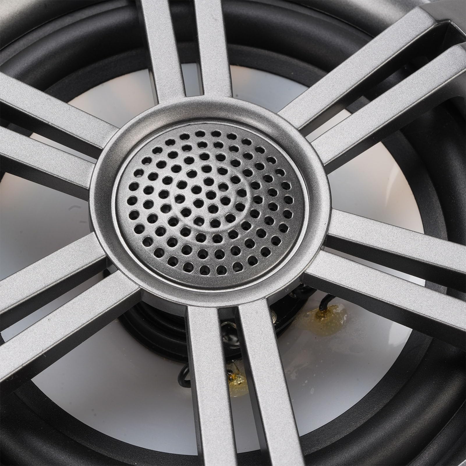 Hyuduo Altavoz de Sonido de Alta Potencia, Altavoz para Barcos Marinos, Luz RGB, Potencia Máxima de 150 W, Resistente Al Agua IP66, Adecuado para Coches, Barcos, UTV