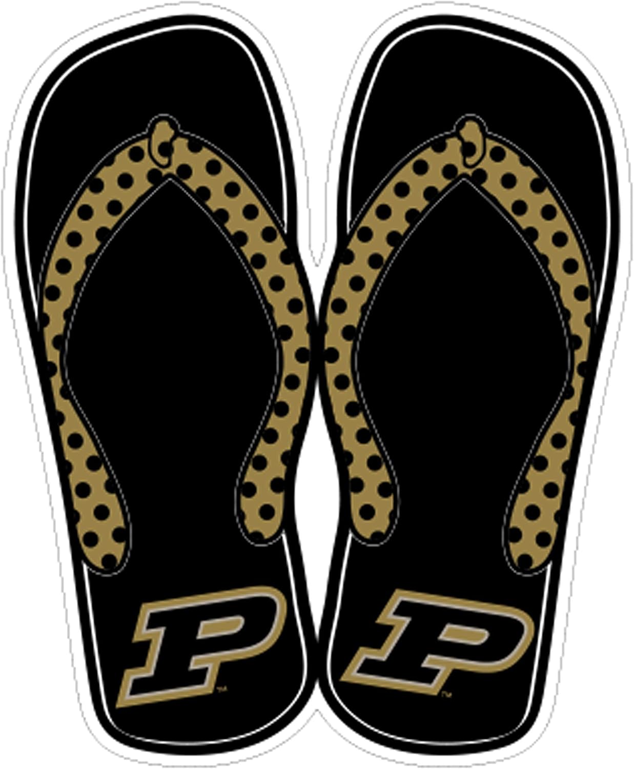 Purdue Magnet (P FLIP Flops Magnet (3''6''12''), 12 in)