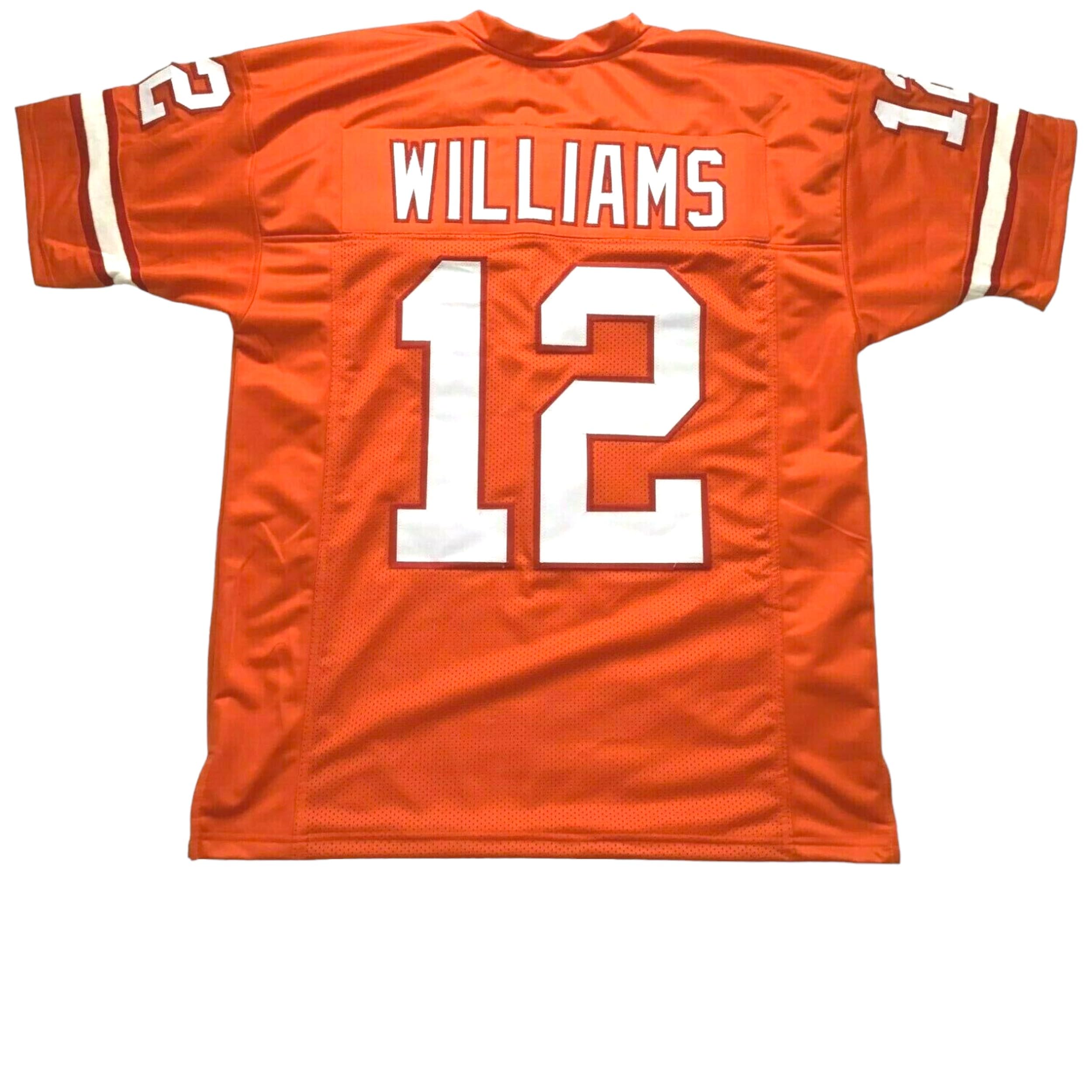 Doug Williams Orange Jersey Stitched Custom Football New No Brand/Logos (US, Alpha, Large, Regular, Regular, Orange)