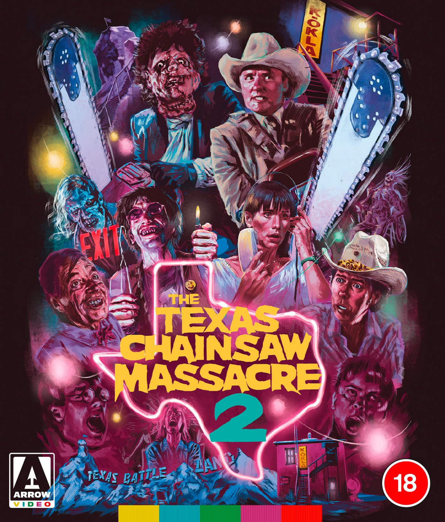 The Texas Chainsaw Massacre 2 4K UHD [Blu-ray] [Region Free]