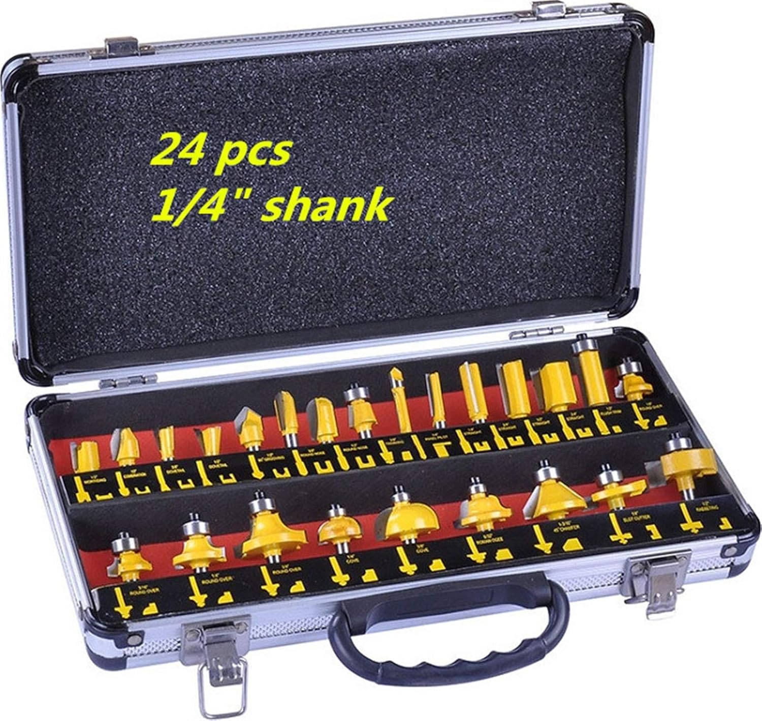 Amazon.com: Tide brand tribe 24pcs/Set 1/4 Inch Shank Milling Cutter ...