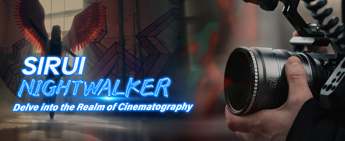 Amazon.com : SIRUI Night Walker 75mm S35 Telephoto Cine Lens, T1.2
