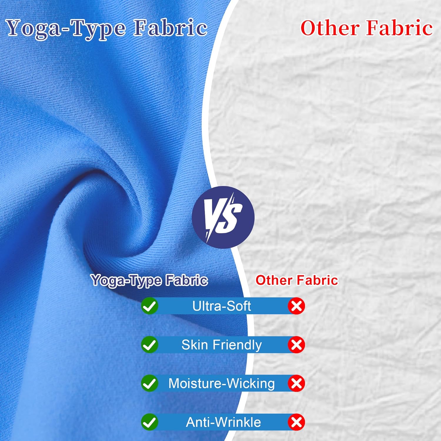 QBK Scrub Top for Women – Soft Stretch V-Neck Scrubs with 2 Inset Slip Pockets and a Curved Hemline, Easy Care - Image 5