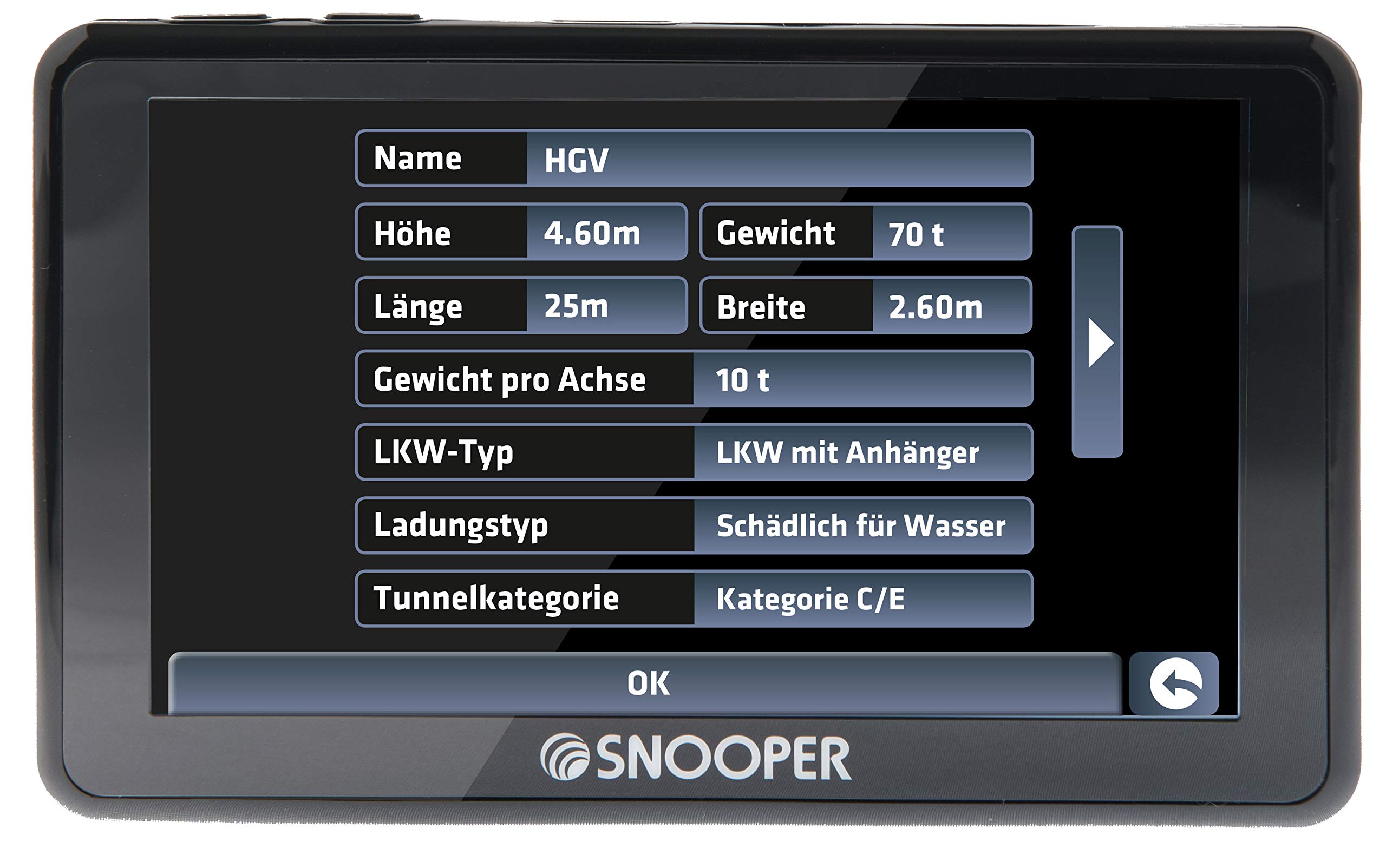 Snooper SC5900DVR Système de navigation Ventura Pro, NATRSC59
