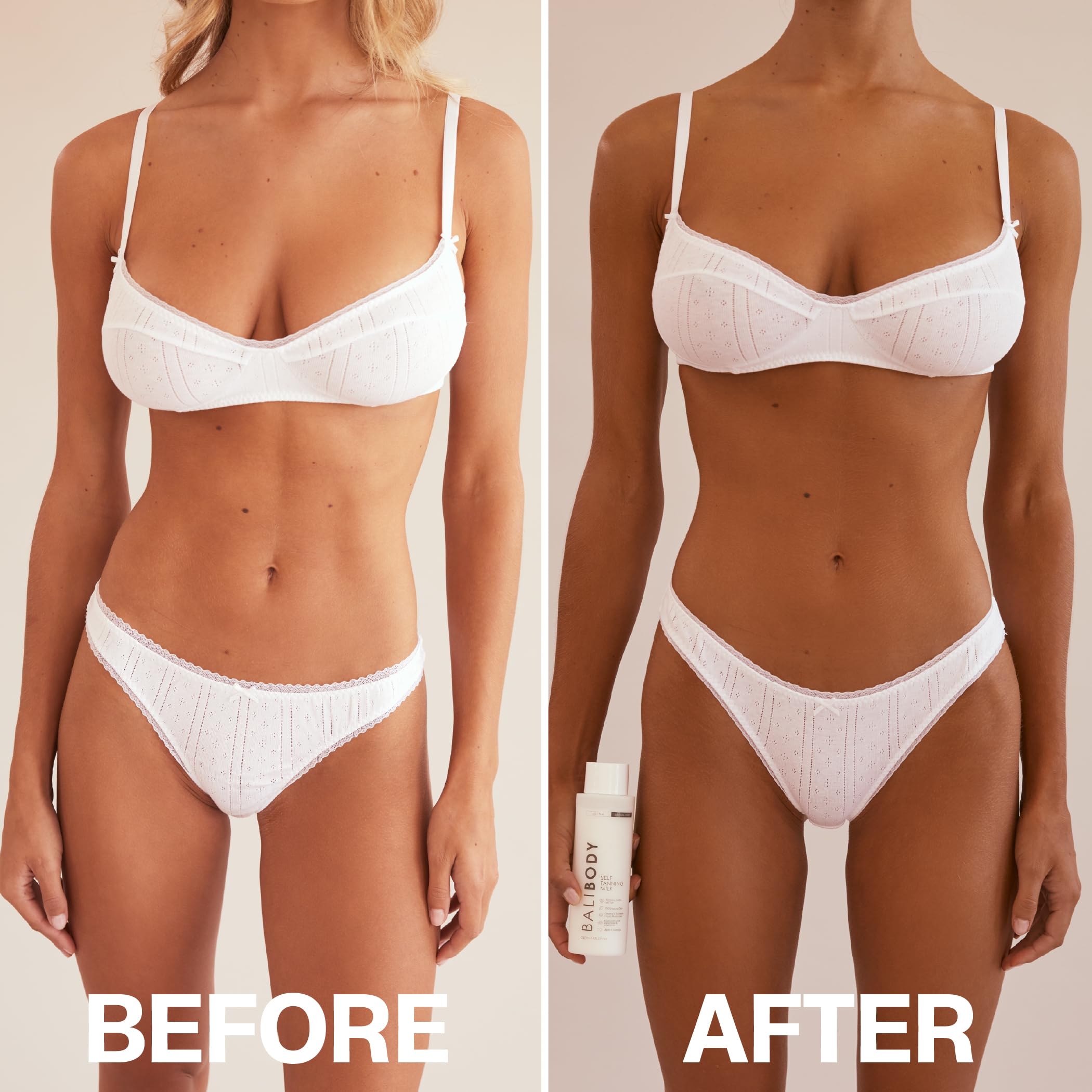 Bali Body Self Tan Milk, Buildable Long-Lasting Gradual Tanning Lotion & Vegan Self Tanner, Lightweight Hydrating Formula - Image 3