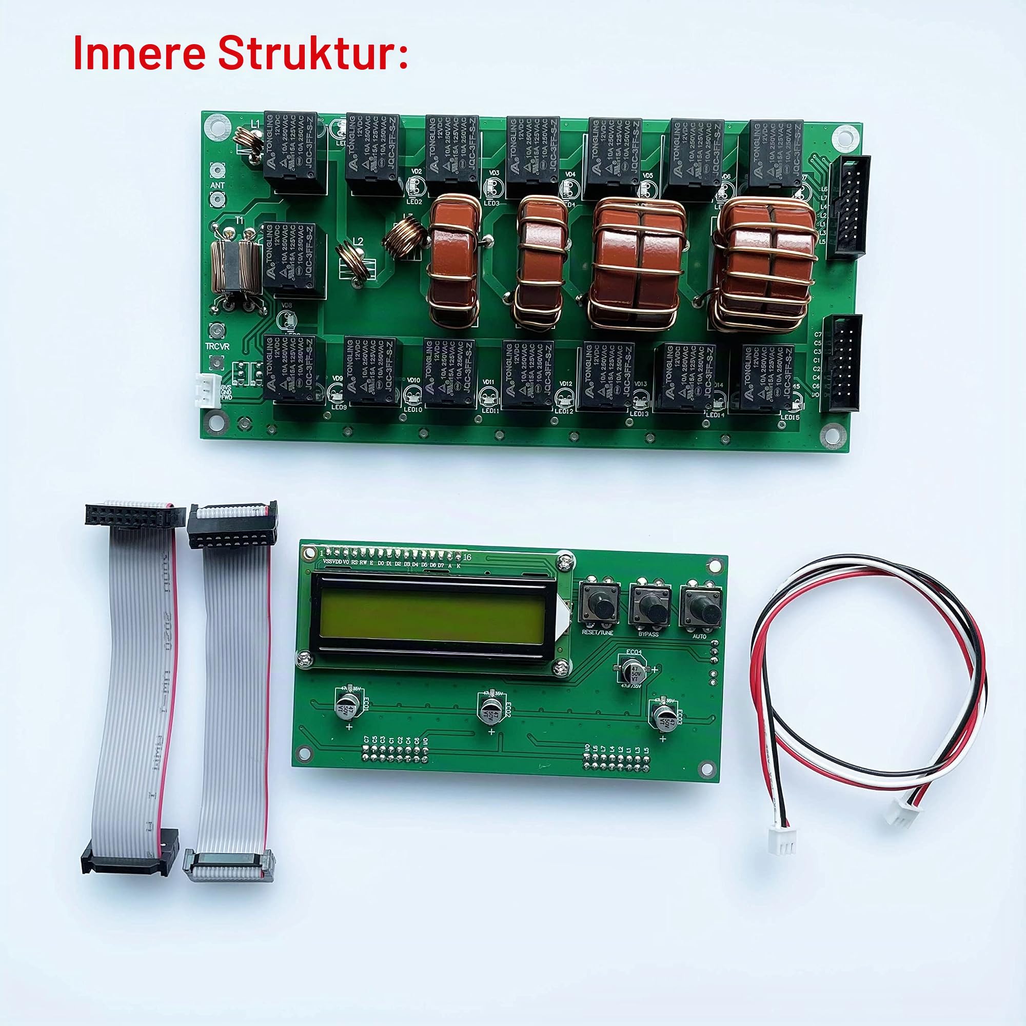 ATU-100 Upgrade ATU-500W Antennentuner mit Metallgehäuse Assembled(ATU-500W von N7DDC)