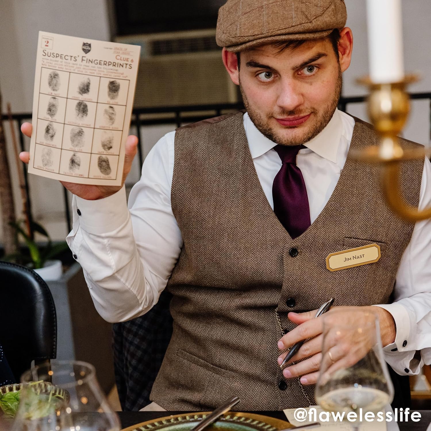 Talking Tables Reusable Murder Mystery Dinner Party Game Kit 1920s Theatre Themed Host Your Own Games Night at Halloween 3 Alternative Endings Christmas Gift