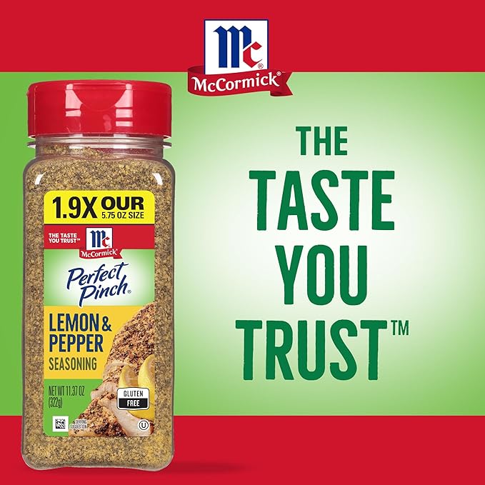 Sazonador McCormick Perfect Pinch Lemon Pepper, 11.37 oz miniatura 10