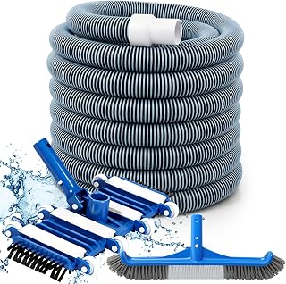 3 Pcs Pool Cleaning Kit for Inground Above,with Bristles