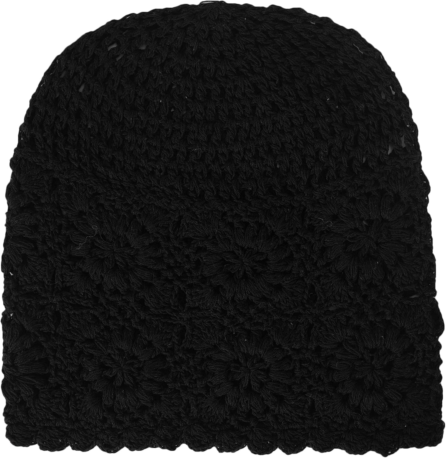 ZLYC Women Cotton Crochet Slouchy Beanie Hat Handmade Knit Summer Skull Cap - Image 5