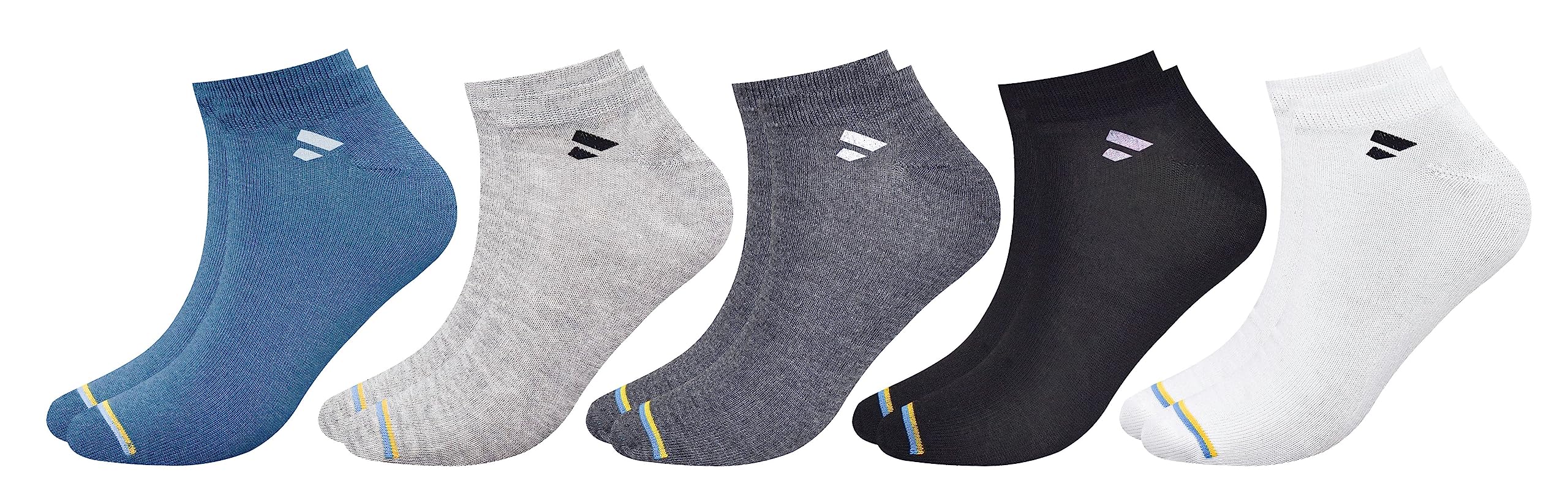 Men Ankle Length Socks (Pack of 5) (Multicolor)-image-39