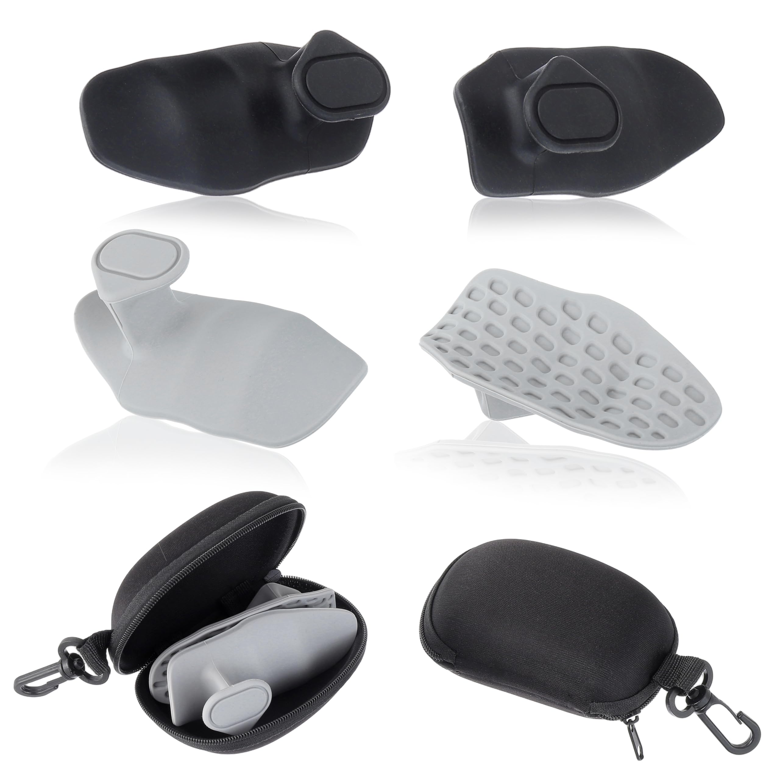 Lot de 4 poignées antidérapantes pour la Musculation, la Musculation Les tractions la Musculation Le Fitness et Le Cross-Training