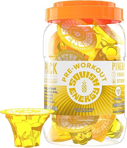 Miniatura 1 de Squish Gomitas Energy Pre-Workout con citrulina beta-alanina y cafeína  Resistencia energética de acción rápida y refuerzo de bombeo  Prácticas