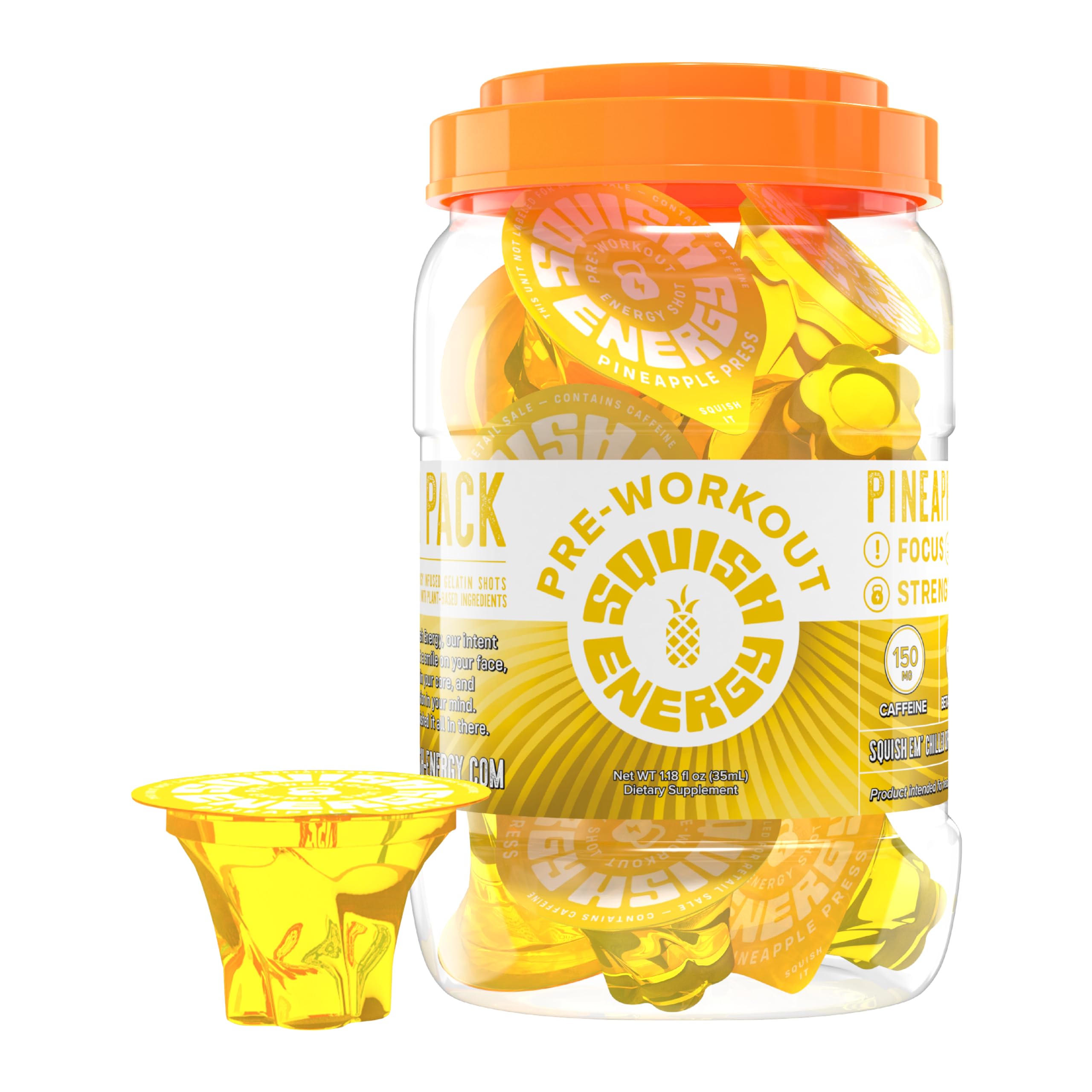 Amazon.com: Squish Energy Pre-Workout Shots – Great-Tasting
