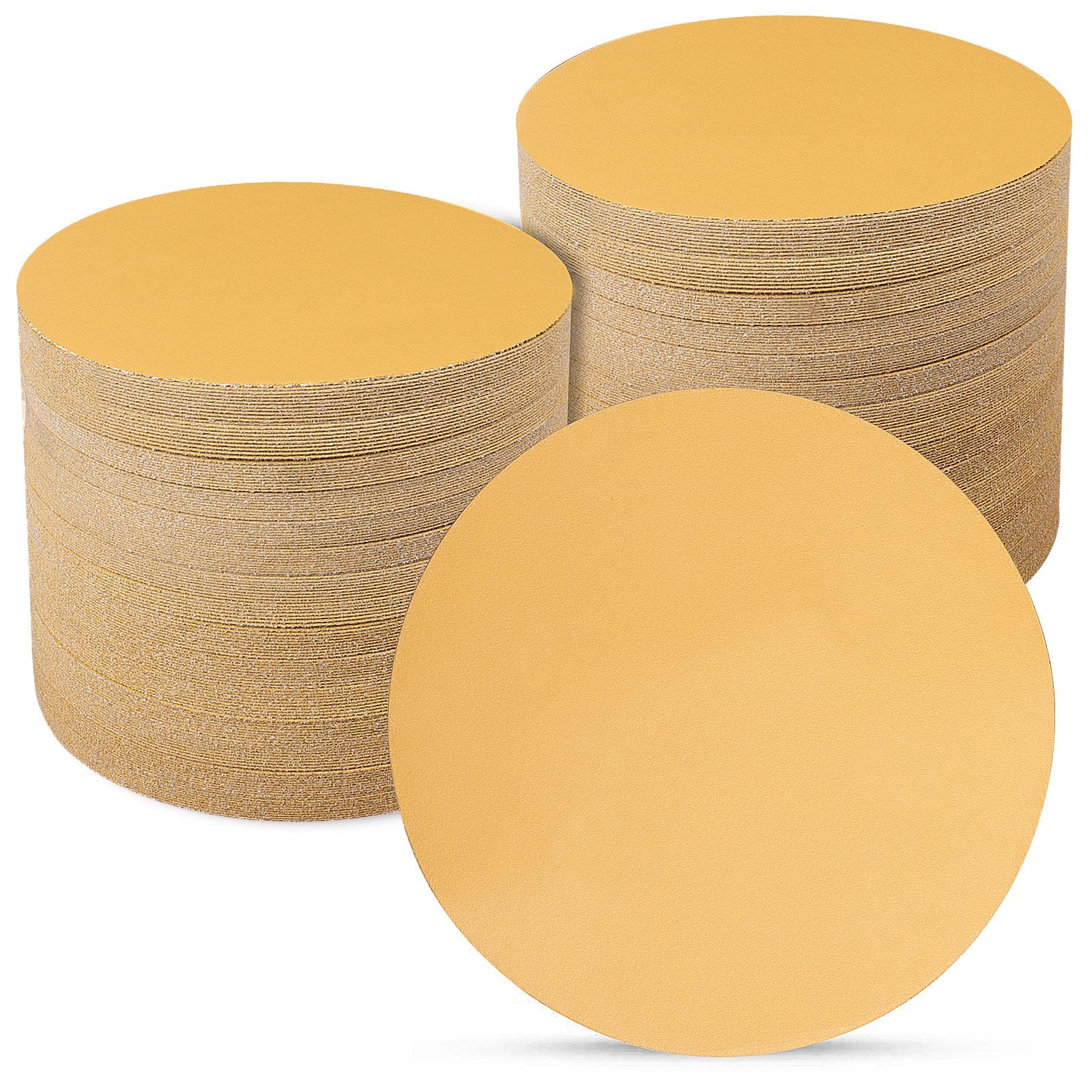 Sruhrak Sanding Discs 150mm 100 Pcs, 800 Grit 6 inch NO Hole Hook and Loop Orbital Sander Discs