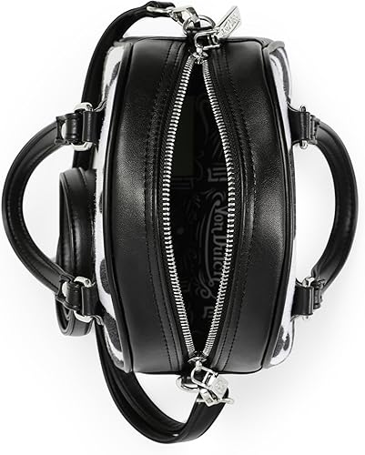 Miniatura 6 de Von Dutch Bolso de bolos con estampado de vaca para mujer, elegante bolso de mano para mujer con correa ajustable, interior espacioso y piel