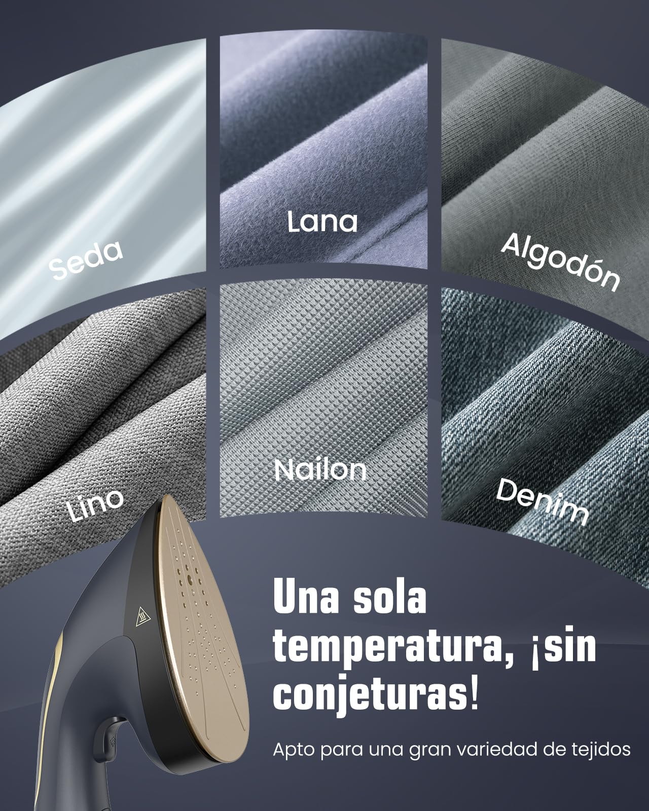 BEAUTURAL Plancha Vertical Vapor 2 en 1 (Vapor y Planchado) para Ropa, Portátil y Potente de 1500W con Función de Vapor Instantáneo, Calentamiento Rápido en 30 Segundos y Apagado Automático