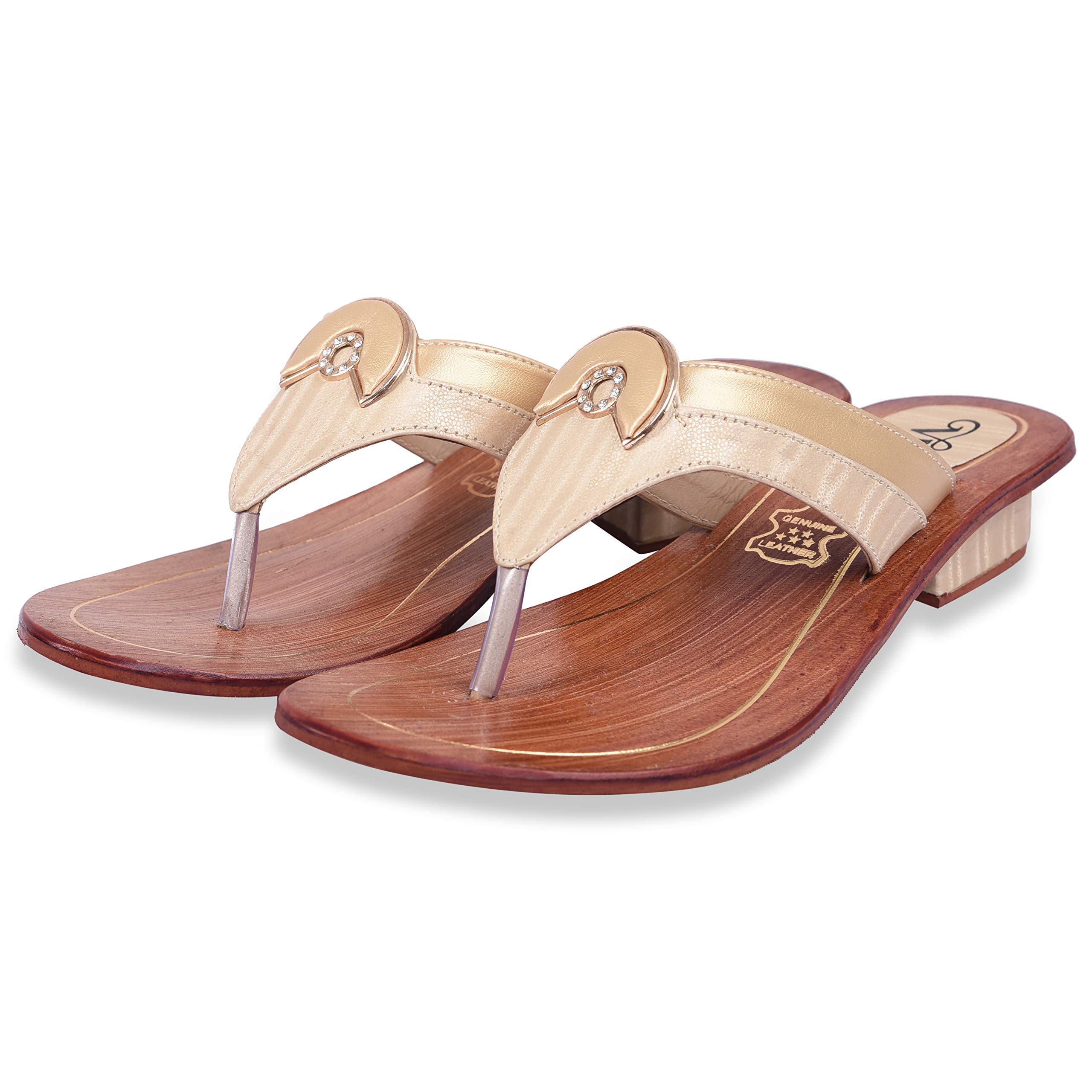 VYERI Womens Designer Handcrafted Geniune leather Chappal (Beige-1009) (B0917VN142) Amazon Price History, Amazon Price Tracker