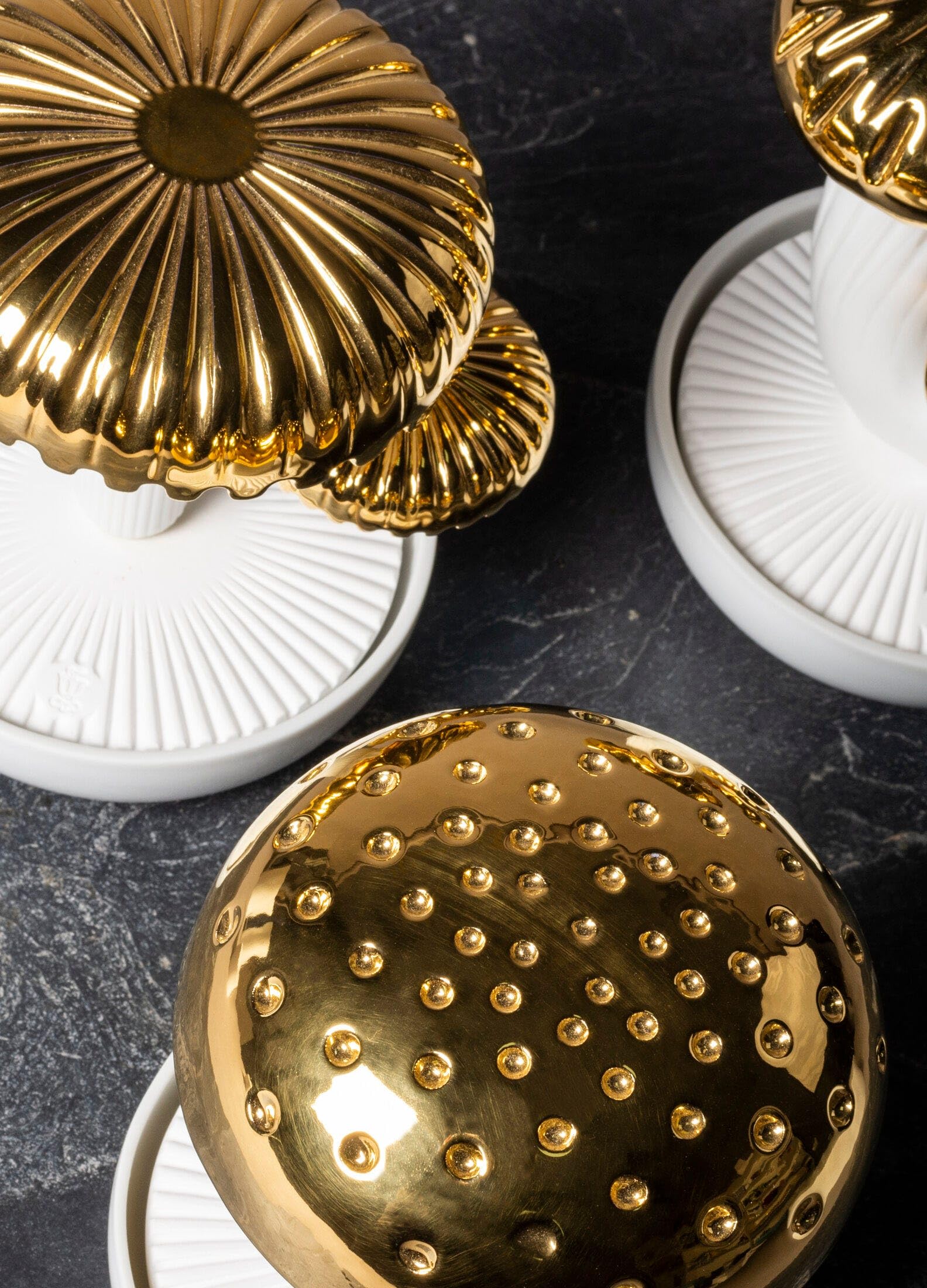 Amazon.co.jp: リヤドロ (LLADRÓ) キノコ2(Gold) - ナイトアプローチ