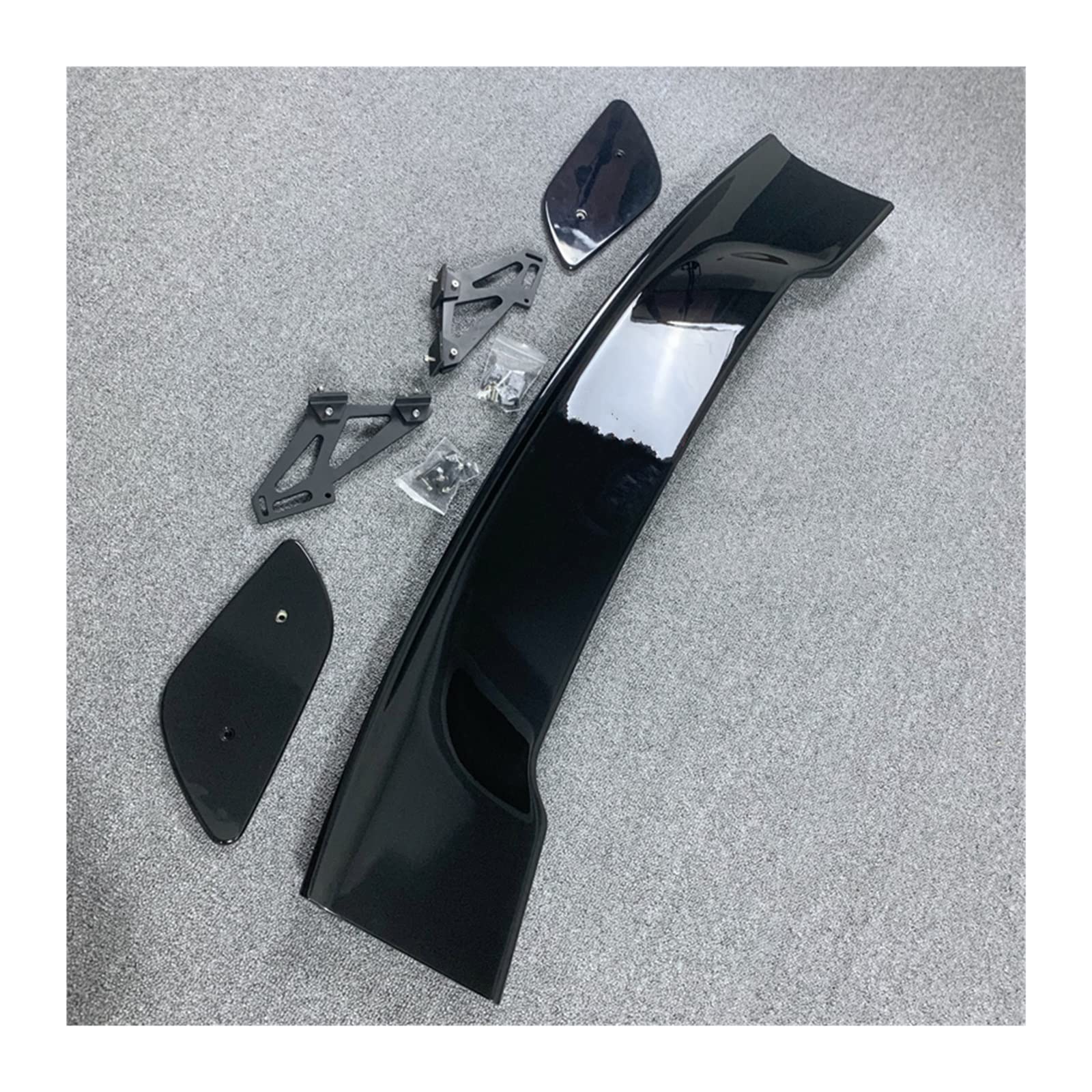 Dla Mazdy 3 Dla Mazdy 6 Dla AXELA Dla Atenza Sedan 2014-2017 Samochód Styl GT Tylny Spojler Bagażnika Dyfuzor Splitter Tylna Klapa Tylna Skrzydło(Bright black)