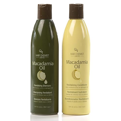 Miniatura 1 de Hair Chemist Combo revitalizante de aceite de macadamia - Champú de 10 onzas y acondicionador de 10 onzas