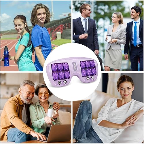 Miniatura 6 de Rodillo de masaje de pies, alivio de la fascitis plantar con diseño de acupresión de garra de gato, herramienta de reflexología compacta portátil