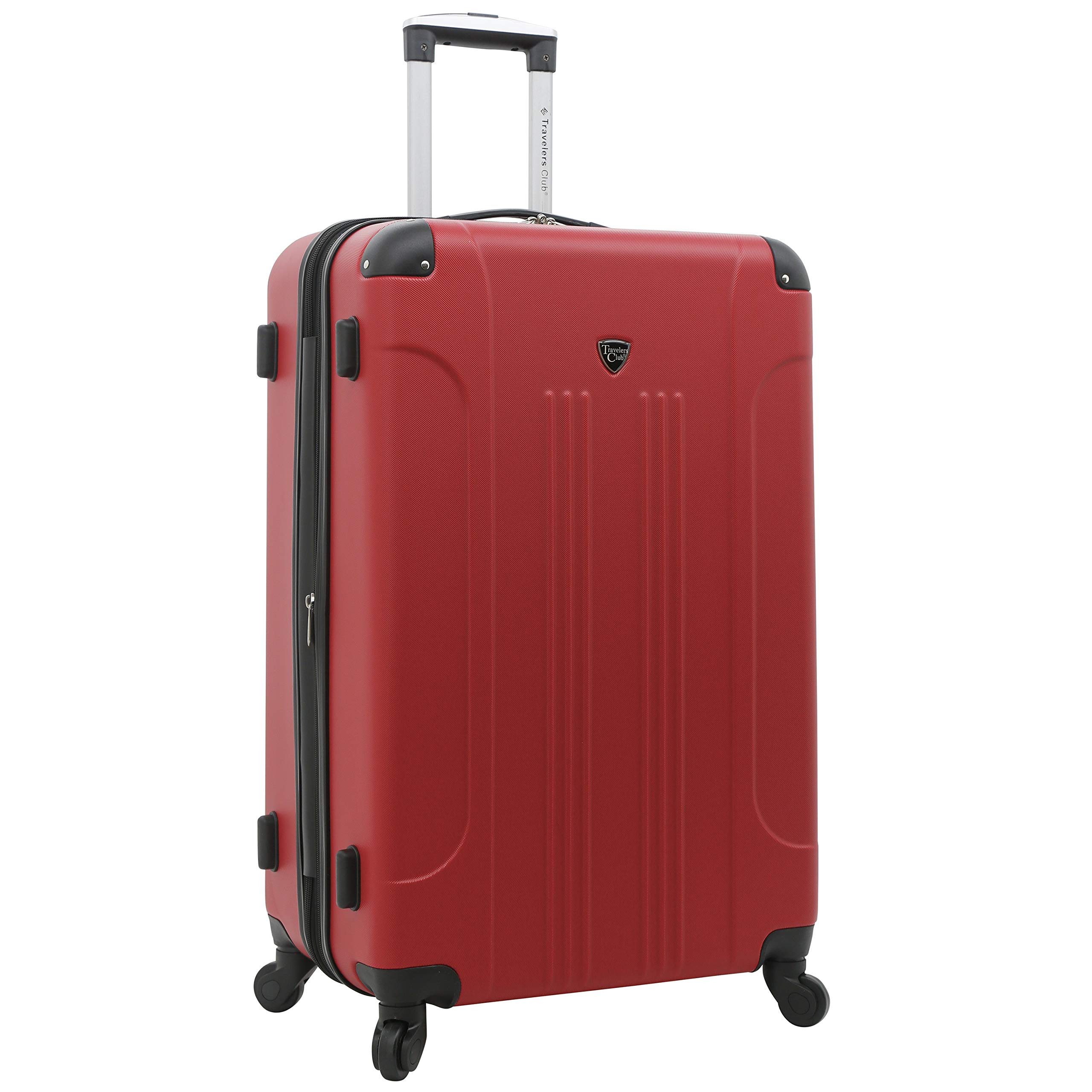 Travelers Club Sky+ Luggage Set, Red, 5 Piece
