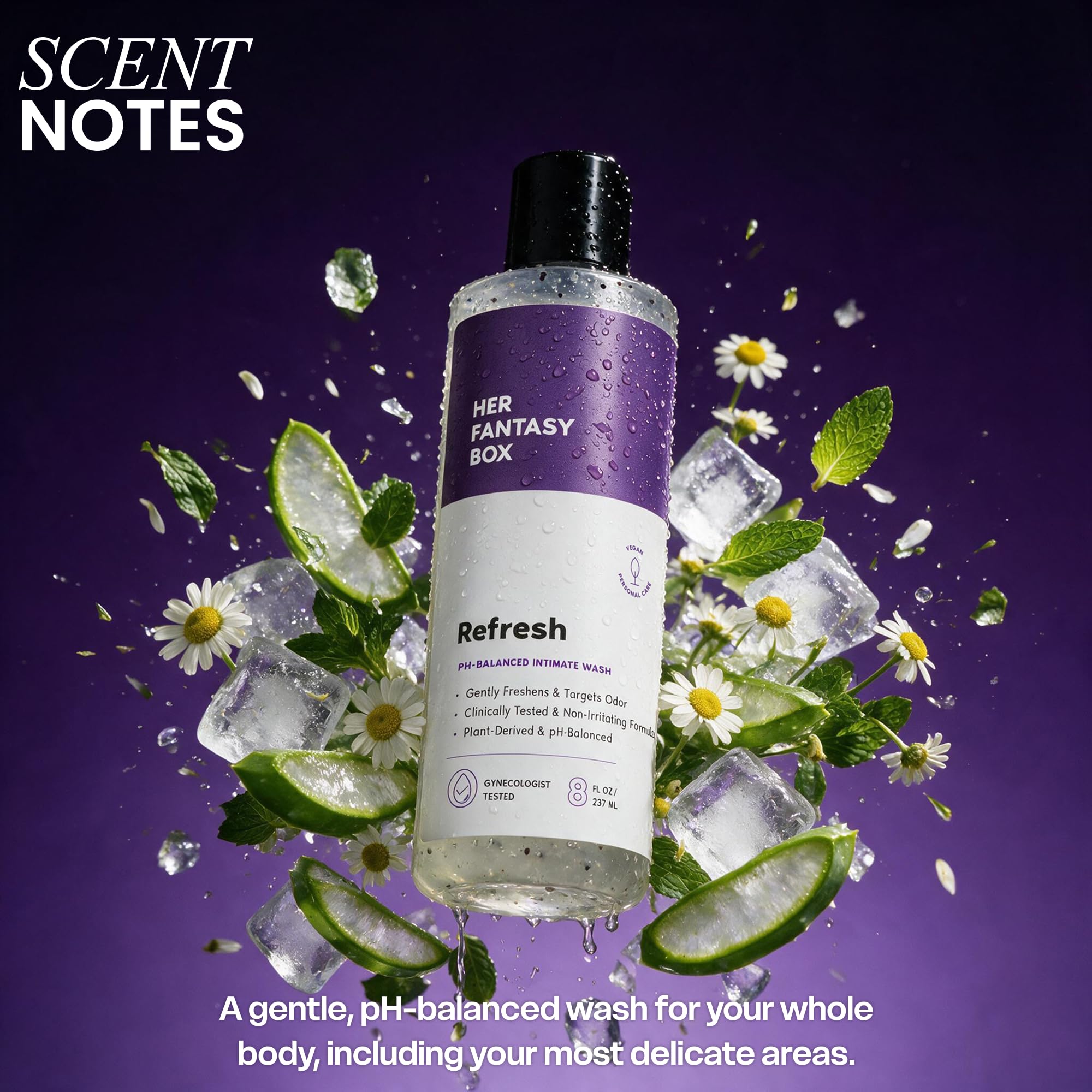 Refresh pH Shower Gel - Natural Feminine Hygiene -6 Refresh pH Shower Gel - Natural Feminine Hygiene -6