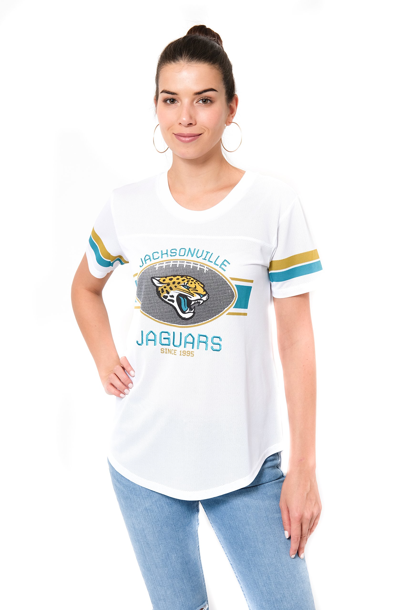 Ultra GameNFL Women's Soft Mesh Jersey Varsity Tee Shirt