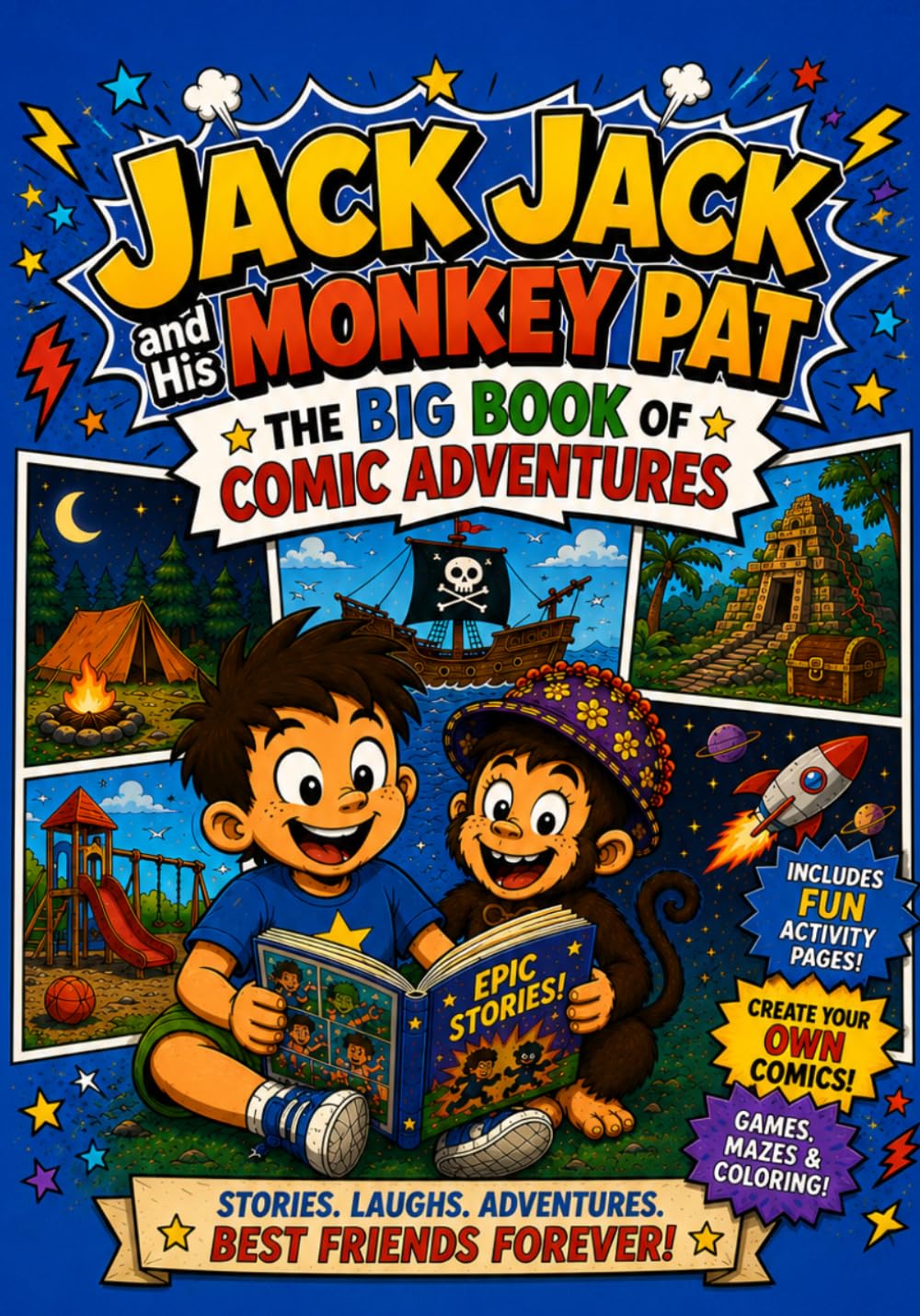 Jack Jack and His Monkey Pat: The Big Book Of Comic Adventures