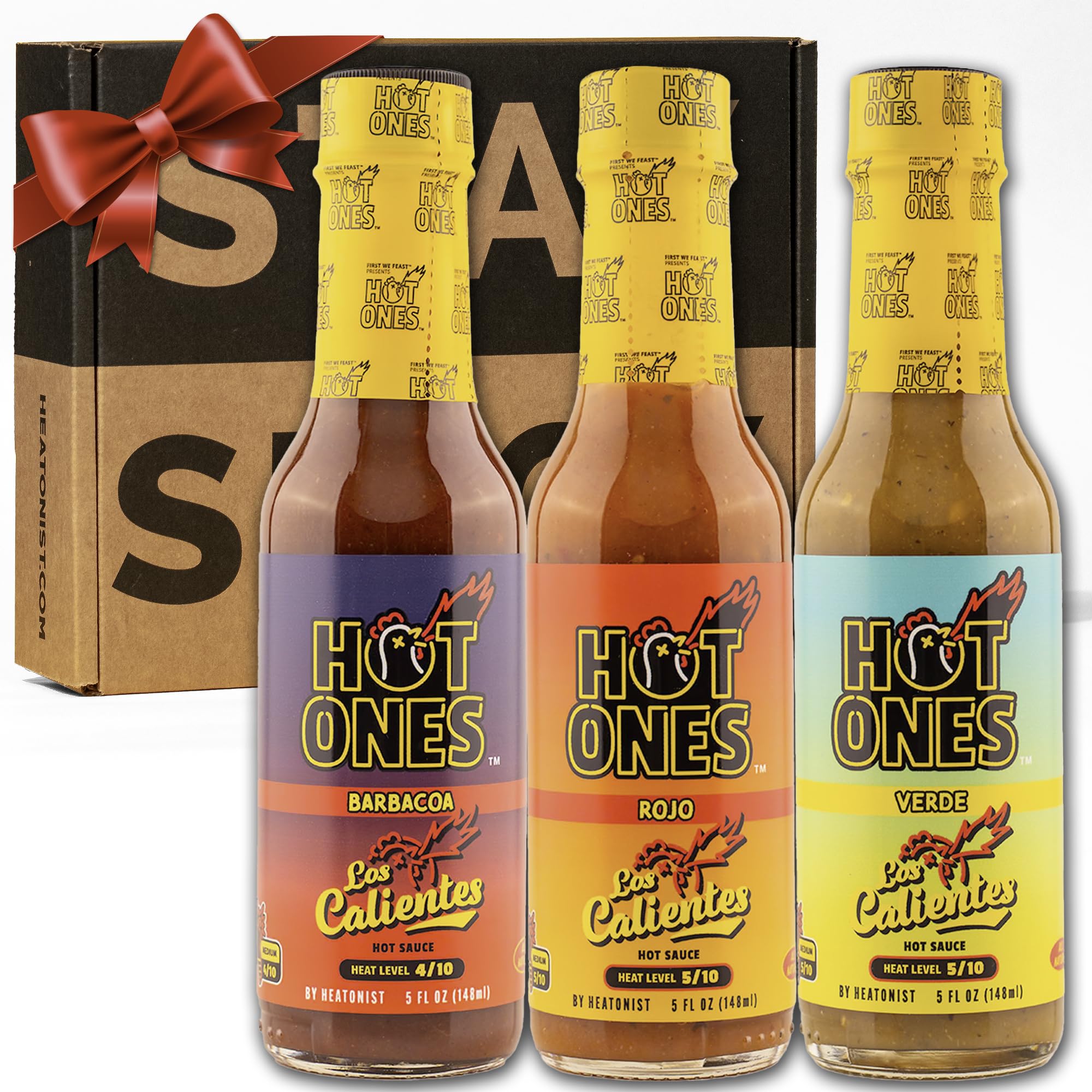 Hot Ones | Los Calientes Trio - Original, Rojo & Barbacoa