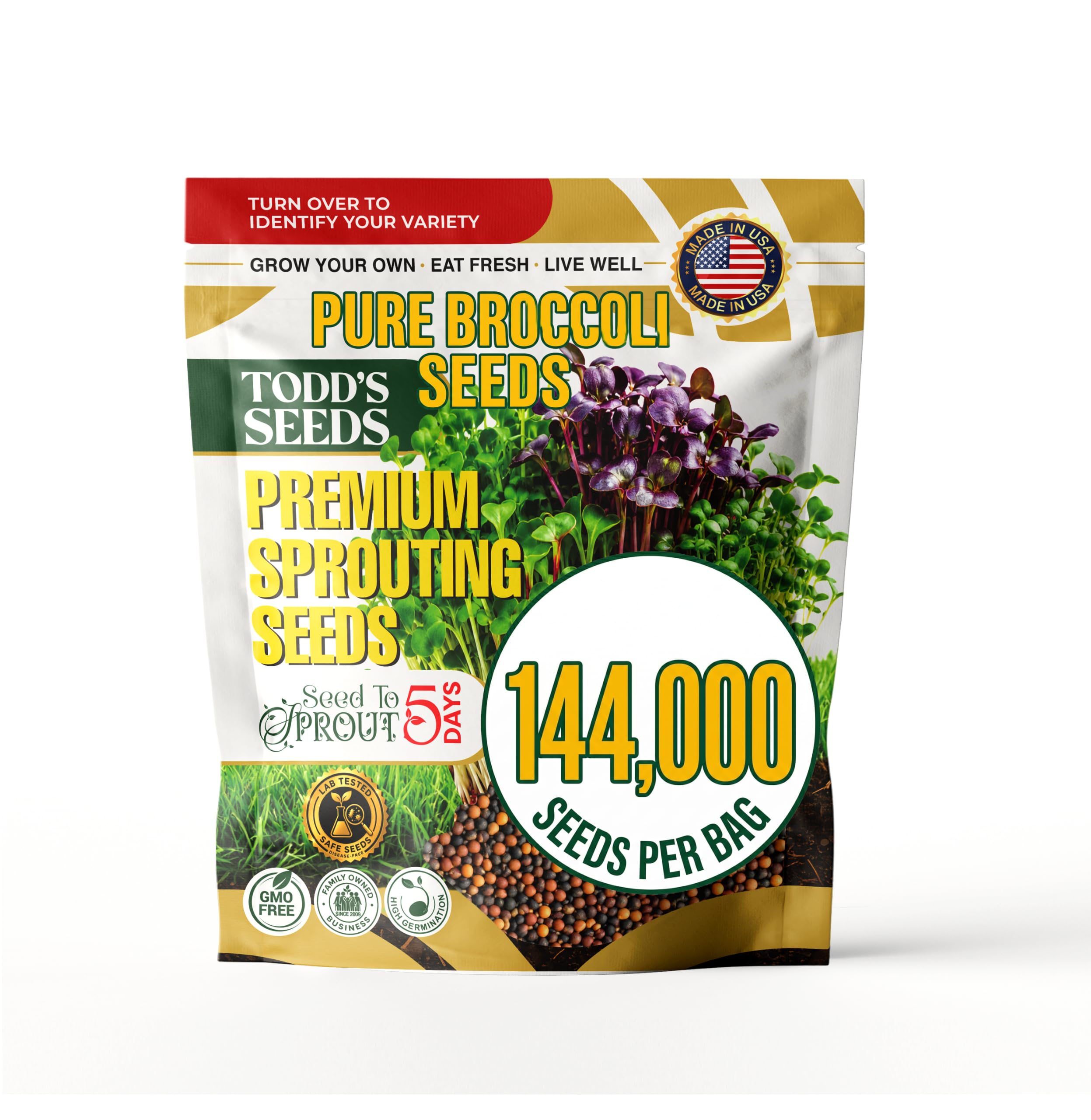 Todd's Seeds Broccoli Sprouting Seeds