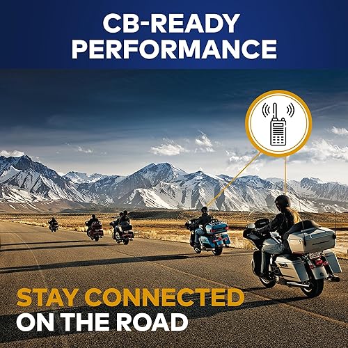 Miniatura 5 de Paquete de 2 mástiles de antena corta de metal AMFMXM CB para Harley Davidson de 16 pulgadas